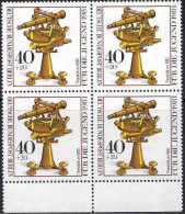 Berlin Poste N** Yv:602 Mi:641 Theodolit Bloc De 4 Bord De Feuille - Unused Stamps