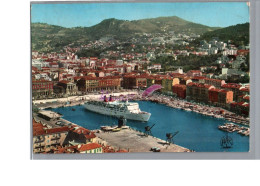 NICE 06 - Vue Générale Sur Le Port Avec Un Gros Paquebot à Quai - Scènes Du Vieux-Nice