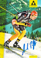 Fancard W/Autograph: Arnd Peiffer, A German Former Biathlete. His Greatest Achievements Were Sprint Victories In The 201 - Invierno 2018 : Pieonchang