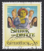 AUSTRIA 35,personal,used,hinged,Shrek - Timbres Personnalisés