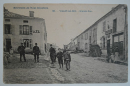 Cpa 1915 Environs De Toul VILLEY LE SEC Grande Rue - Oblitération Militaire Au Dos - BL64 - Toul