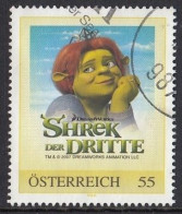 AUSTRIA 38,personal,used,hinged,Shrek - Personalisierte Briefmarken
