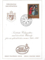 Postzegels > Europa > Liechtenstein > 1981-90 >kaart Met No. 983 (17570) - Ungebraucht