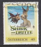 AUSTRIA 40,personal,used,hinged,Shrek - Personalisierte Briefmarken