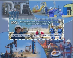 Kazakhstan 2023. Day Of Oil And Gas Industry Workers. Block. NEW!!! - Fabrieken En Industrieën