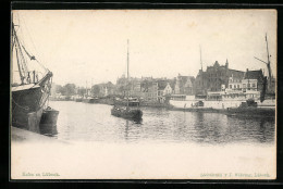 AK Lübeck, Schiffe Im Hafen  - Sonstige & Ohne Zuordnung