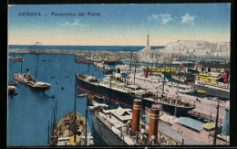 AK Genova, Panorama Del Porto, Hafen  - Autres & Non Classés