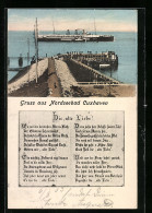 AK Cuxhaven, Dampfer Von Der Alten Liebe Betrachtet  - Other & Unclassified
