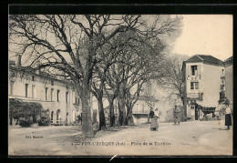 CPA Puy-L`Évêque, Place De La Truffière  - Other & Unclassified