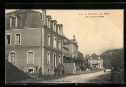 CPA St-Denis, L`Avenue De La Gare  - Other & Unclassified