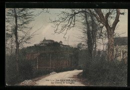 CPA Les Quatre-Routes, Le Château De Cavagnac  - Other & Unclassified