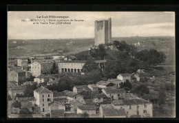 CPA Montcuq, Ecole Supérieure De Garcons Et La VieilleTour  - Montcuq