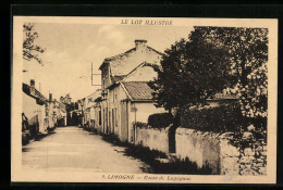 CPA Limogne, Route De Lugagnac  - Other & Unclassified