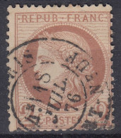 TIMBRE FRANCE CERES DENTELE N° 51 AVEC CACHET PARIS PONT-NEUF DU 18 JUIL 76 - 1871-1875 Cérès