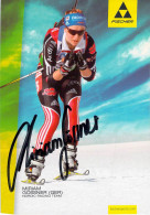 FANCard W/Autograph: Miriam Neureuther (née Gössner), A German Biathlete And Cross-country Skier. She Has Won An Olympic - Invierno 2010: Vancouver