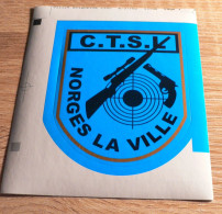 AUTOCOLLANT CTSL NORGES LA VILLE - TIR SPORTIF - Stickers