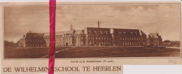 De Wilhelminaschool Te Heerlen - Orig. Knipsel Coupure Tijdschrift Magazine - 1926 - Non Classés