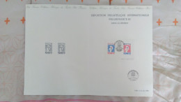 - Document Premier Jour Bloc PHILEXFRANCE 82 - EXPOSITION PHILATÉLIQUE INTERNATIONALE  PARIS 11.6.1982 - - Expositions Philatéliques