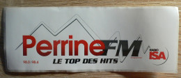 RADIO : AUTOCOLLANT PERRINE FM - Stickers
