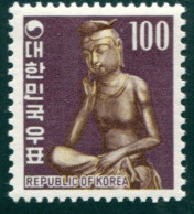 Korea South 1969 SG795 100w Seated Buddha MNH - Corea Del Sud