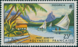 French Polynesia 1964 Sc#C32,SG43 23f Landscape Moorea MLH - Other & Unclassified