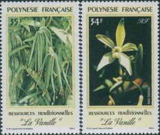 French Polynesia 1990 SG580-581 Traditional Resources Set MNH - Otros & Sin Clasificación