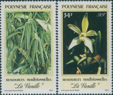 French Polynesia 1990 SG580-581 Traditional Resources Set MNH - Sonstige & Ohne Zuordnung