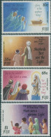 Fiji 1990 SG819-822 Christmas Carols Set MLH - Fidji (1970-...)