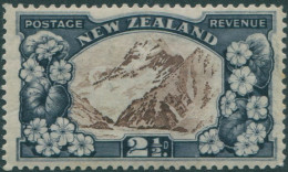 New Zealand 1935 SG560 2½d Chocolate And Slate Mt Cook MLH - Otros & Sin Clasificación