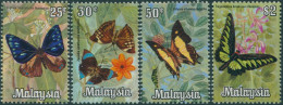 Malaysia 1970 SG64-69 Butterflies (4) MH - Malasia (1964-...)