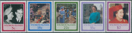 Solomon Islands 1986 SG562-566 QEII Birthday Set MNH - Islas Salomón (1978-...)