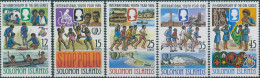 Solomon Islands 1985 SG550-554 Girl Guides Set MNH - Salomon (Iles 1978-...)