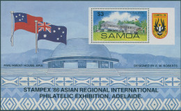 Samoa 1986 SG735 Stampex MS MNH - Samoa