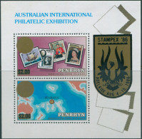 Cook Islands Penrhyn 1986 SG402 Stampex MS MNH - Penrhyn