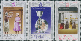 Solomon Islands 1977 SG334-336 Silver Jubilee Set MNH - Islas Salomón (1978-...)