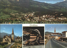 11713367 Goldau Totalansicht Kirche Gemse Dorfpartie Goldau - Sonstige & Ohne Zuordnung