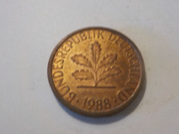 ALLEMAGNE   1 Pfennig  1988 - 1 Pfennig
