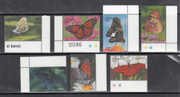 BHUTAN, 1999, Butterflies, Set Of 7 Complete Set,   MNH, (**) - Bhoutan