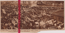Gouda - Veemarkt Op Kazerneplein - Orig. Knipsel Coupure Tijdschrift Magazine - 1926 - Ohne Zuordnung