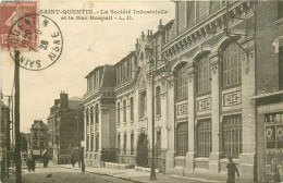 02 SAINT-QUENTIN. La Société Industrielle Rue Raspail 1929 Timbre Taxe Au Verso - Saint Quentin