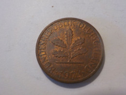 ALLEMAGNE   1 Pfennig  1974 - 1 Pfennig