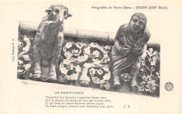 21-DIJON LES GARGOUILLES DE NOTRE DAME-N°T5157-B/0093 - Dijon