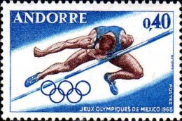 Andorre (F) Poste N** Yv:190 Mi:210 Mexico Saut En Hauteur - Unused Stamps