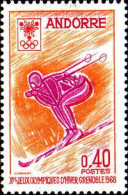 Andorre (F) Poste N** Yv:187 Mi:207 Grenoble Ski De Descente - Unused Stamps