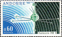 Andorre (F) Poste N** Yv:177 Mi:197 Satellite FR1 - Unused Stamps