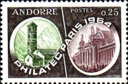 Andorre (F) Poste N** Yv:171 Mi:182 Philatec Paris 1964 - Neufs