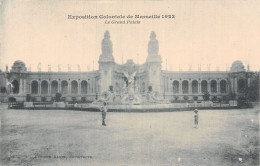 13-MARSEILLE EXPOSITION COLONIALE 1922 GRAND PALAIS-N°T5157-H/0065 - Ohne Zuordnung