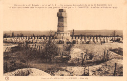 51-SOUAIN FRONT DE CHAMPAGNE-N°T5157-G/0293 - Souain-Perthes-lès-Hurlus