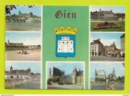 45 GIEN Multivues Et Blason De 1973 - Gien