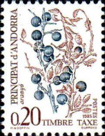 Andorre (F) Taxe N** Yv:54 Mi:54 Aranyo Prunelle - Unused Stamps